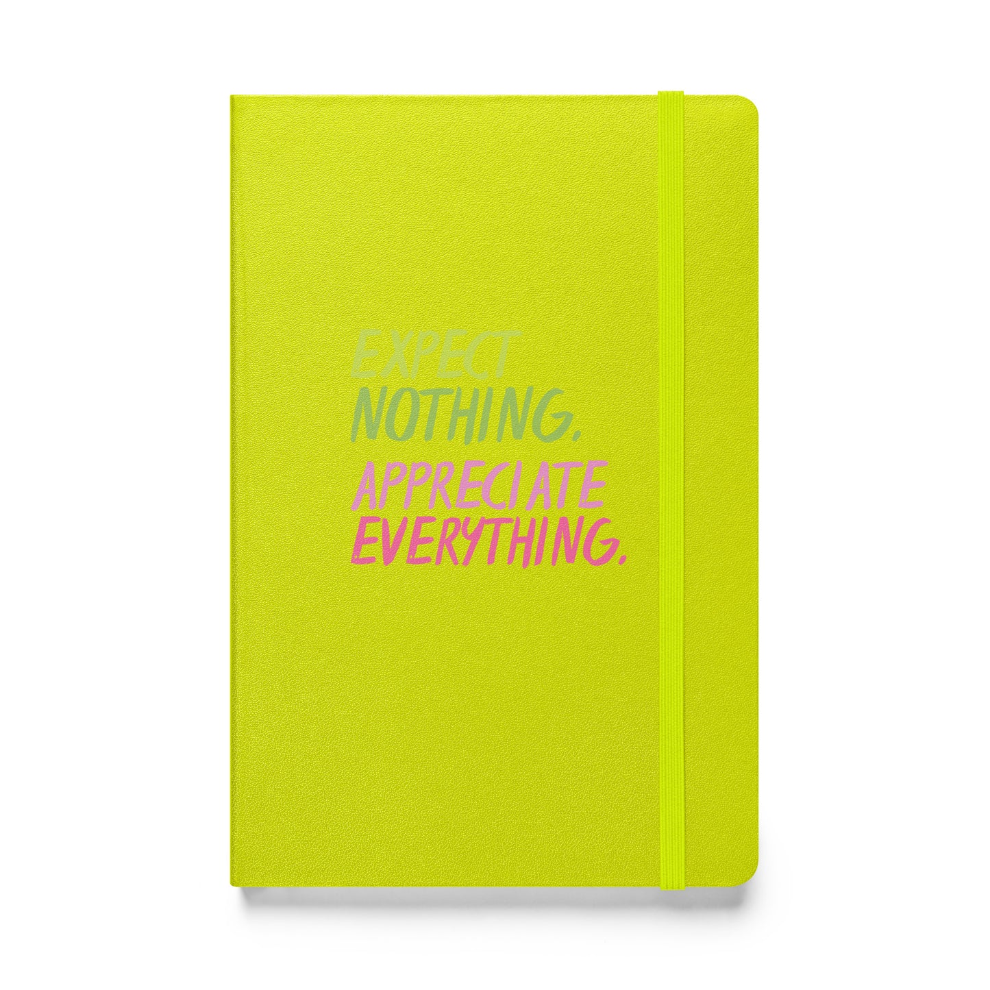 Hardcover bound notebook