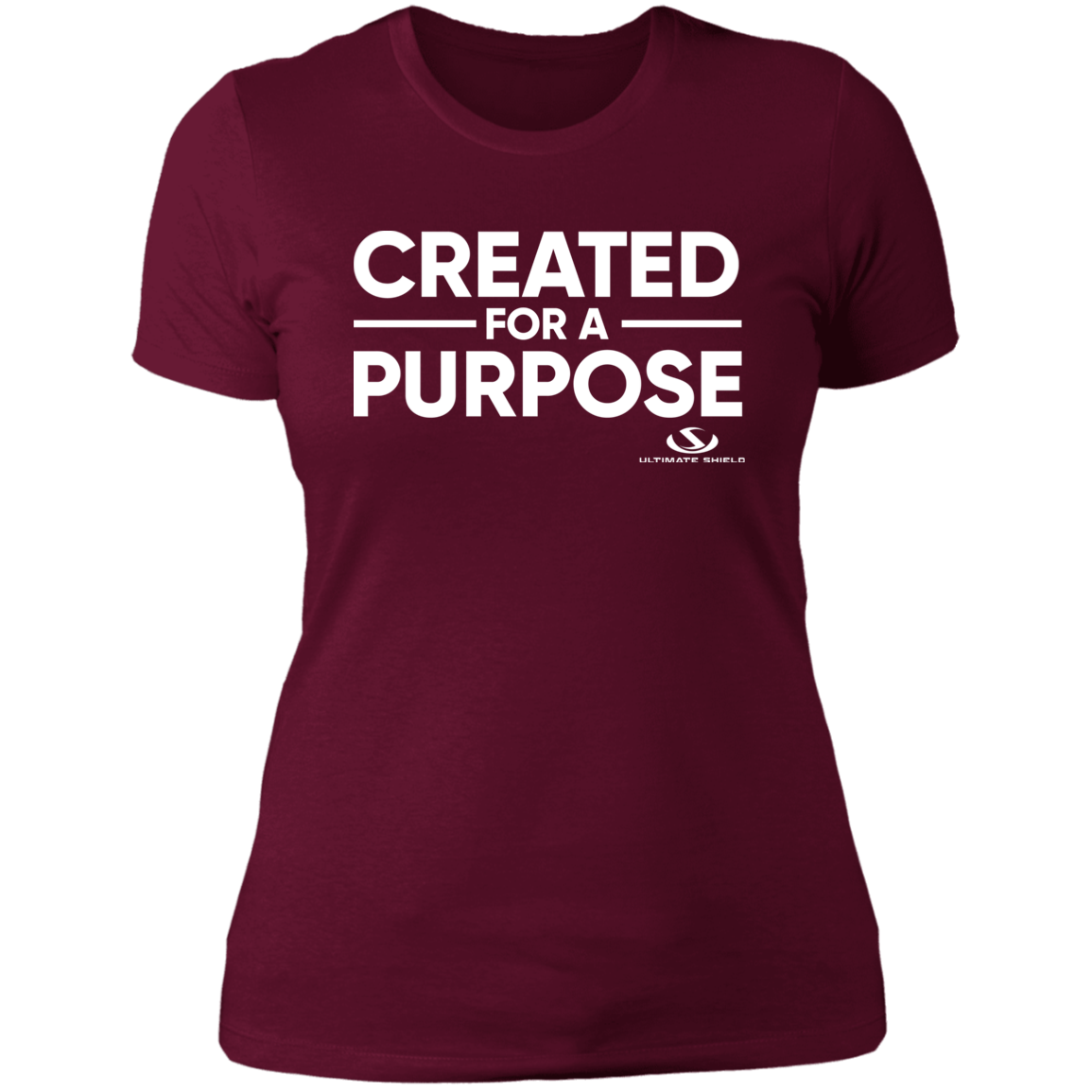 CREATED FOR A PURPOSE  Ladies' Boyfriend T-Shirt