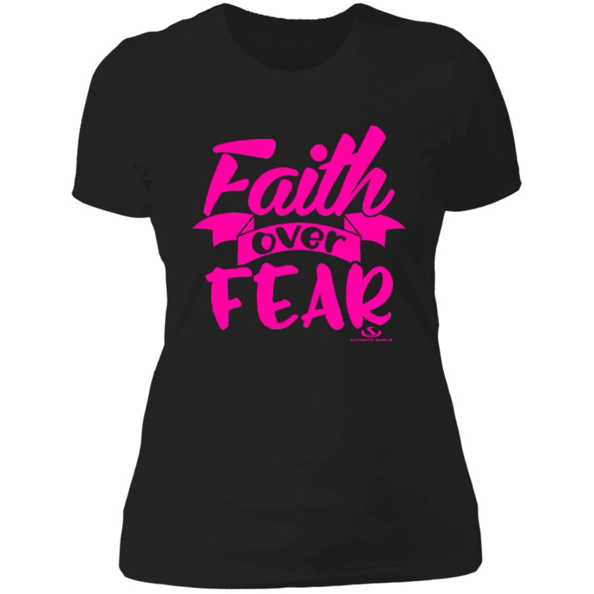 FAITH OVER FEAR Ladies' Boyfriend T-Shirt