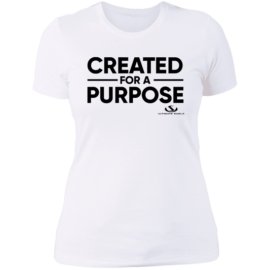 CREATED FOR A PURPOSE Ladies' Boyfriend T-Shirt