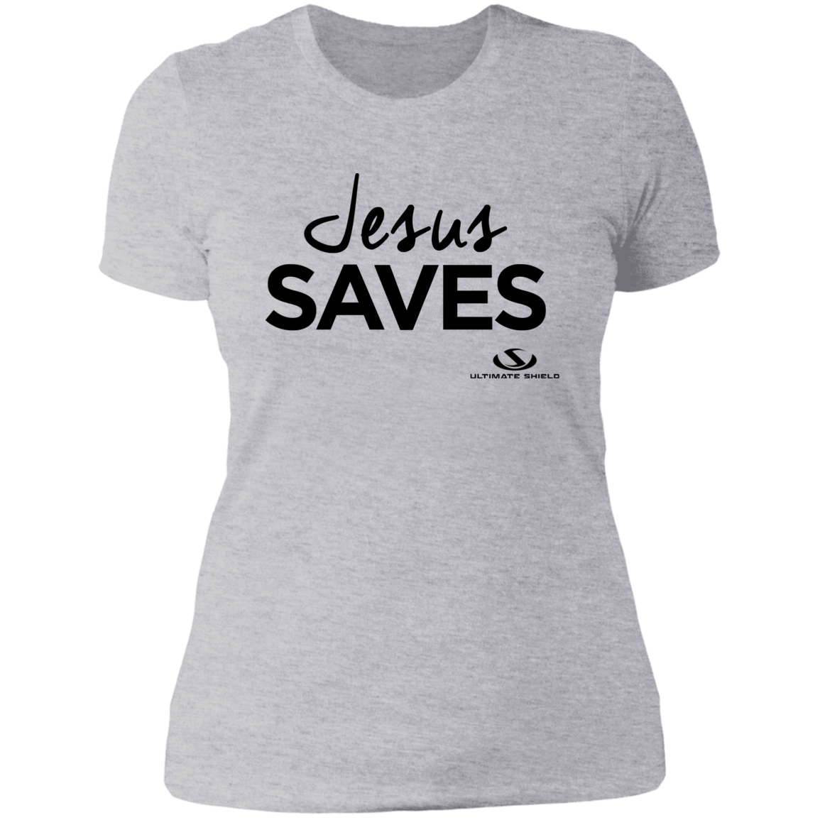 JESUS SAVES Ladies' Boyfriend T-Shirt