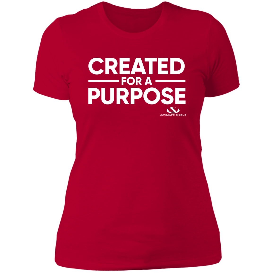 CREATED FOR A PURPOSE  Ladies' Boyfriend T-Shirt