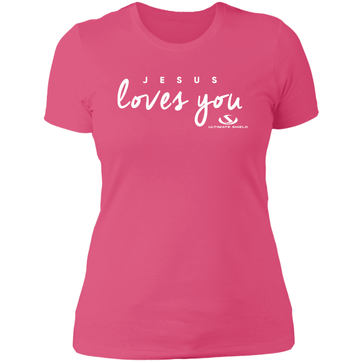 JESUS LOVES YOU Ladies' Boyfriend T-Shirt