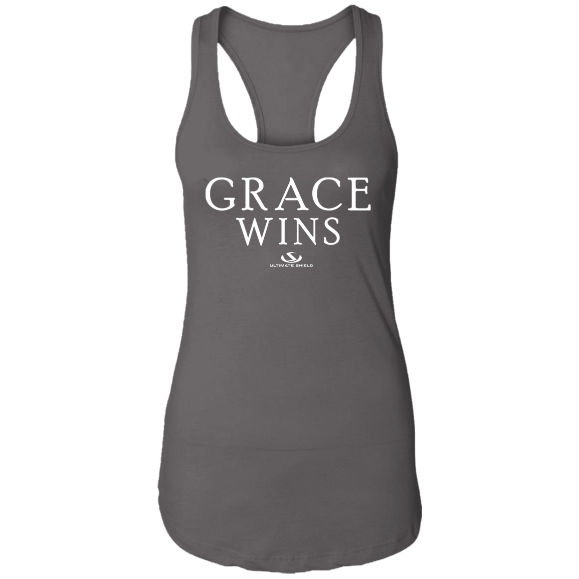 GRACE WINS  Ladies Ideal Racerback Tank