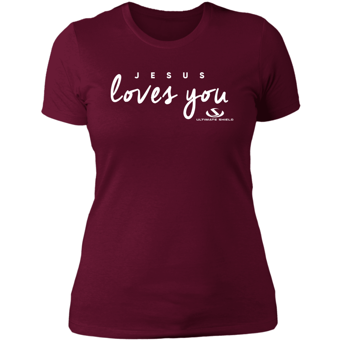 JESUS LOVES YOU Ladies' Boyfriend T-Shirt