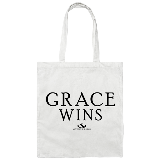 GRACE WINS Canvas Tote Bag