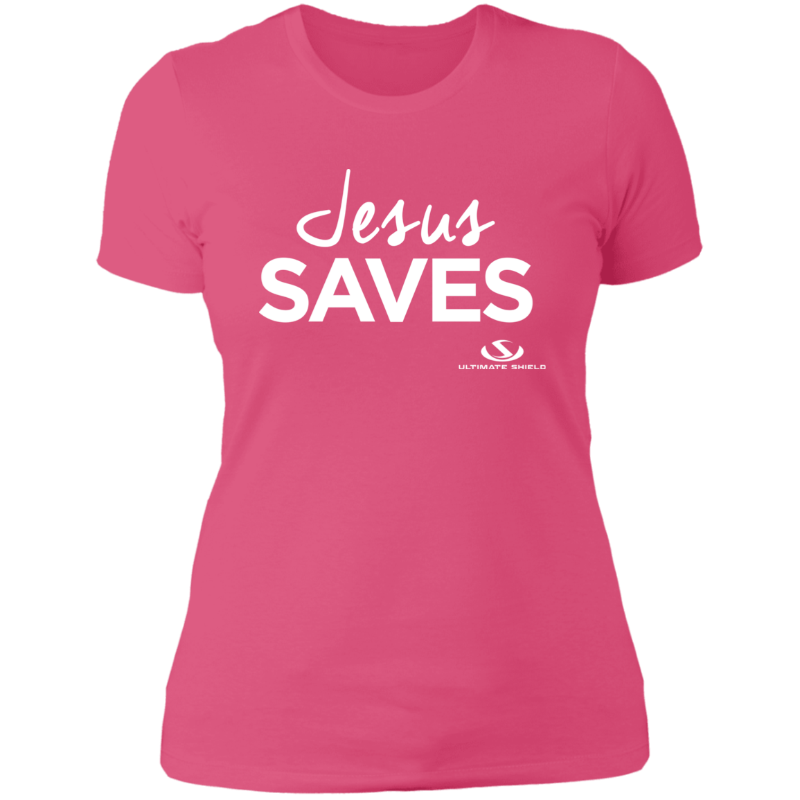 JESUS SAVES  Ladies' Boyfriend T-Shirt