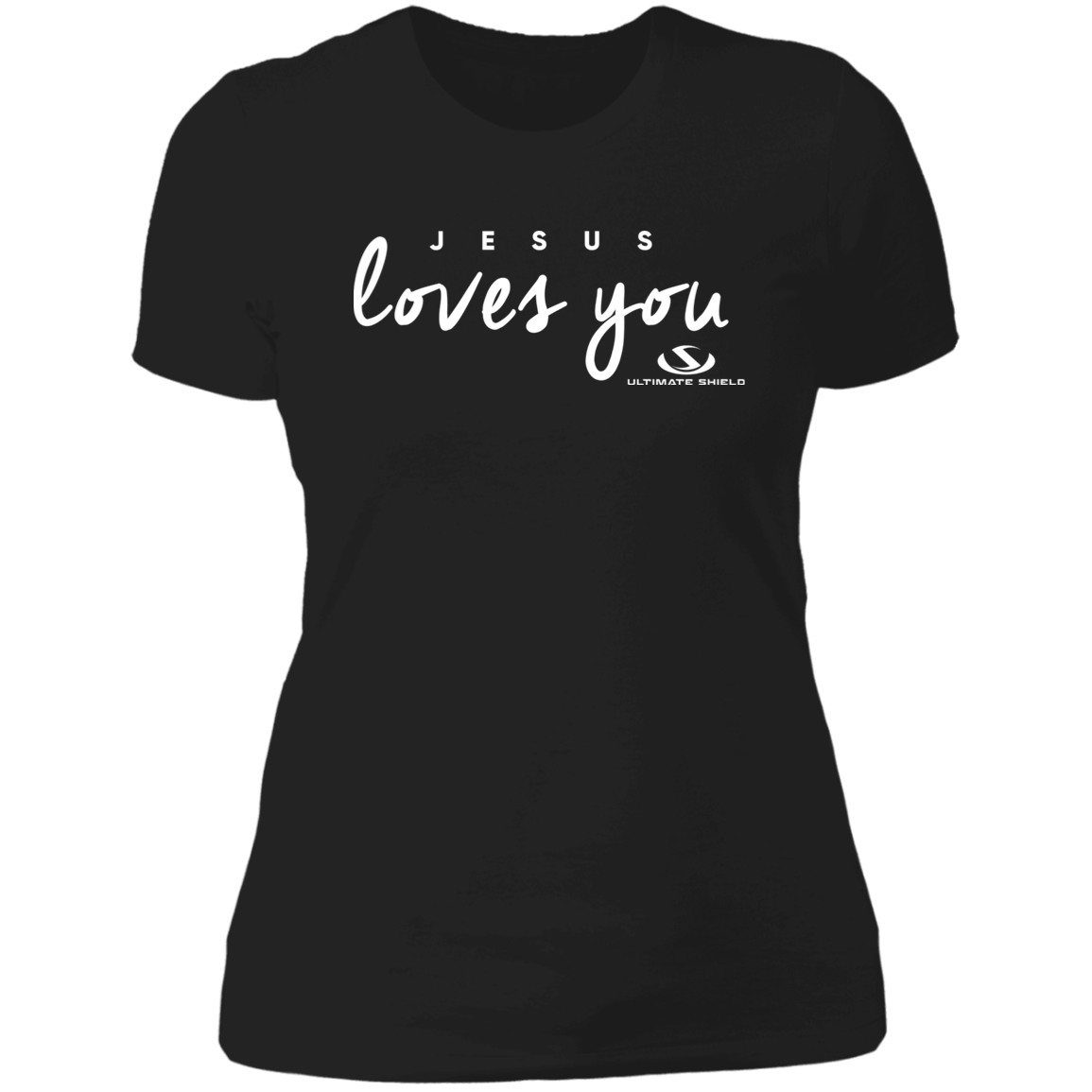 JESUS LOVES YOU Ladies' Boyfriend T-Shirt