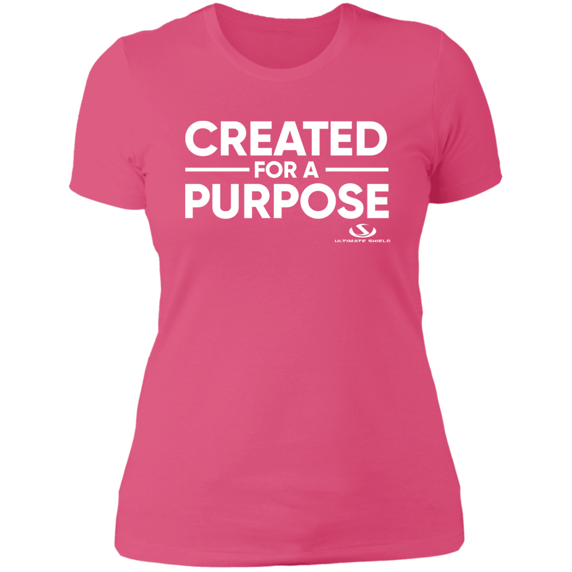 CREATED FOR A PURPOSE  Ladies' Boyfriend T-Shirt