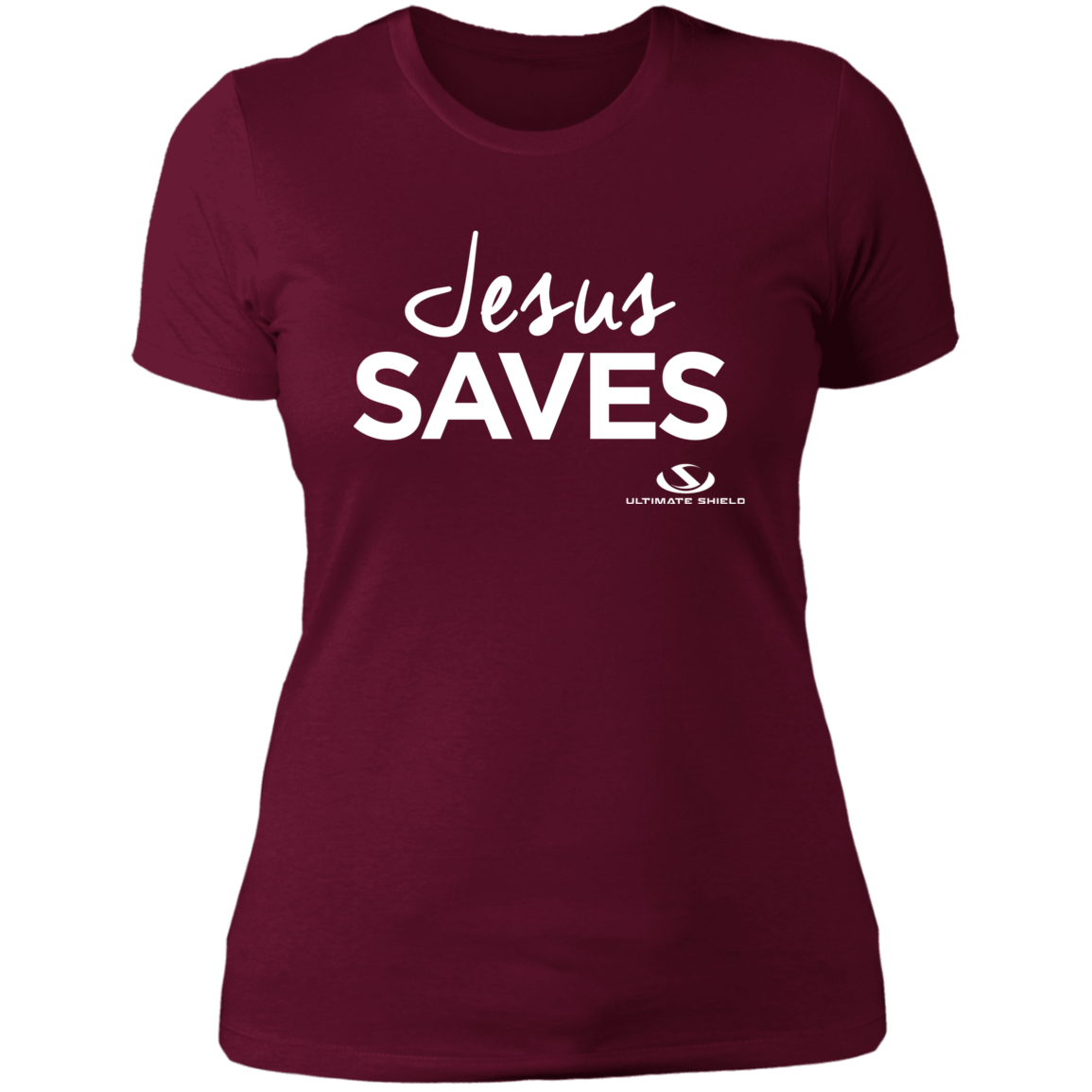 JESUS SAVES  Ladies' Boyfriend T-Shirt