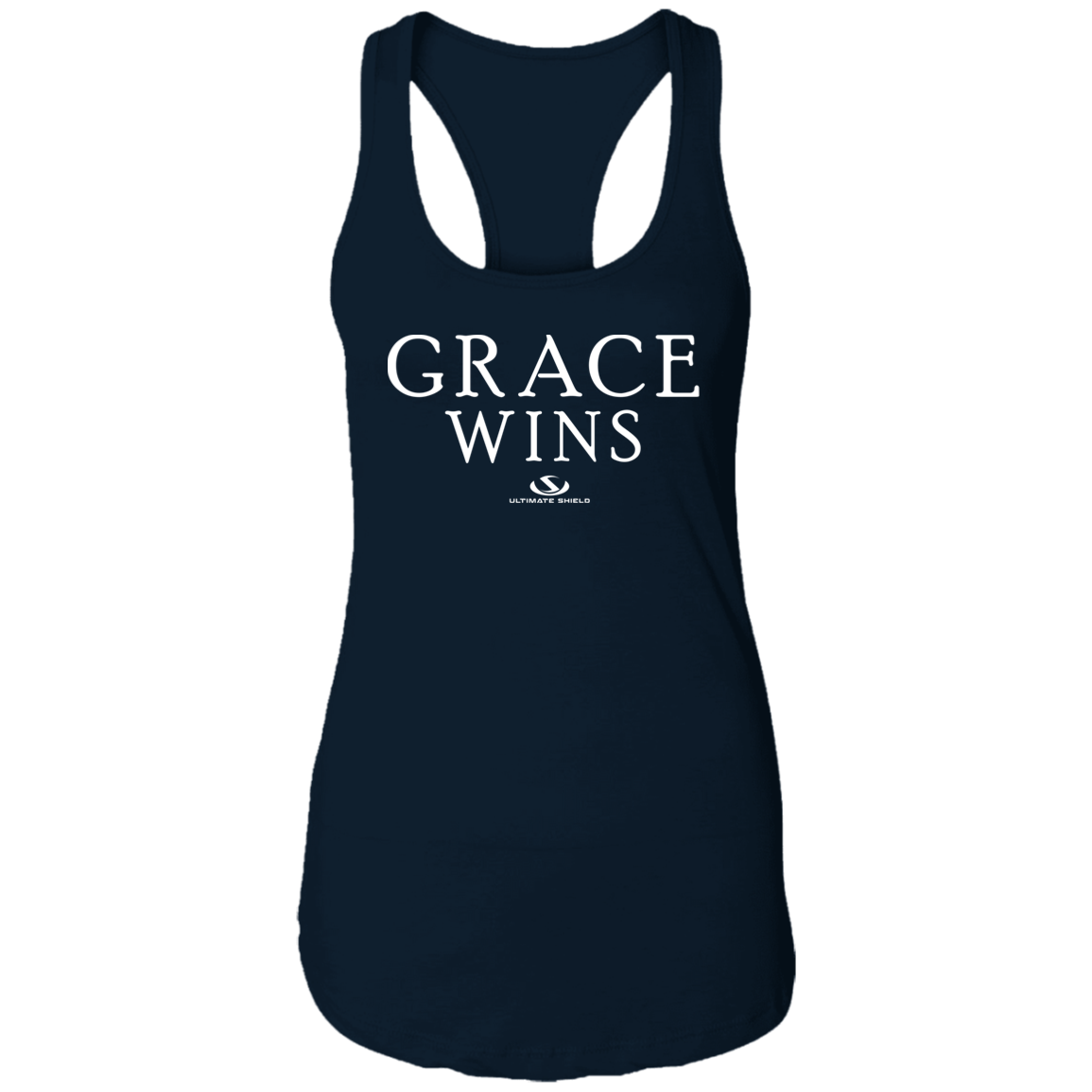 GRACE WINS  Ladies Ideal Racerback Tank