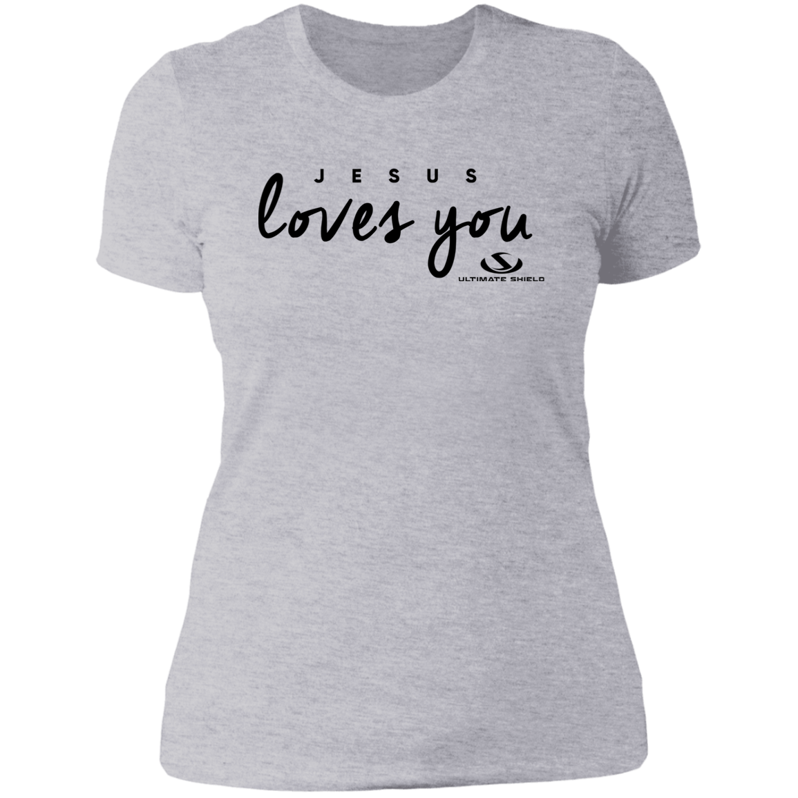 JESUS LOVES YOU Ladies' Boyfriend T-Shirt